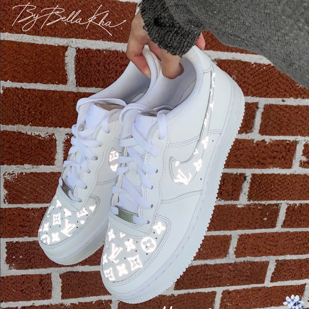 Reflective Customized Nike Air Force 1